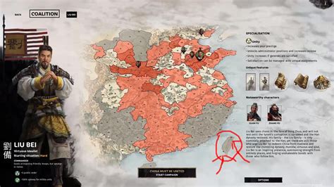 Total War Three Kingdoms Map Starting Positions