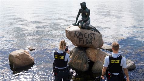 Statue of Little Mermaid in Denmark vandalized again | khou.com