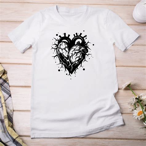 Human Heart Svg, Human Heart Eps, Anatomy Svg, Heart Vinyl Cut File ...