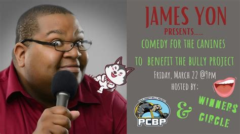 Comedy For The Canines With James Yon, Winners Circle Sports Bar and Grill, Lakeland, 22 March ...