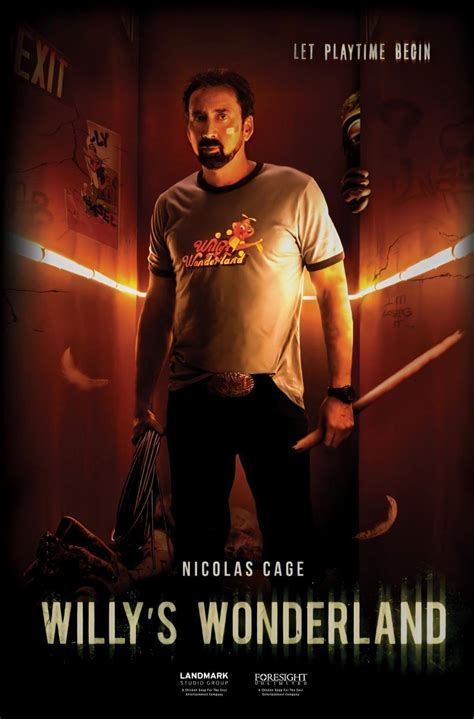 Nicolas Cage fights animatronic baddies in first trailer for WILLY'S WONDERLAND - Midroad Movie ...