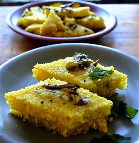 For the Love Of Food..: Rawa dhokla (3 minute microwave recipe) Gujarati Recipes, Indian Food ...