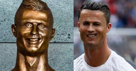 All the things that look like the bronze Cristiano Ronaldo statue.