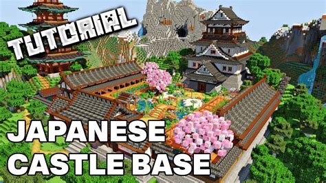 Japanese Castle Base | Minecraft Tutorial - YouTube