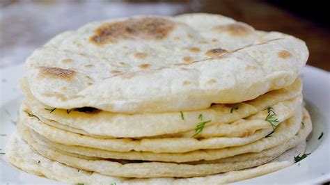 Only 3 Ingredients - Pita Bread at home - Flatbread Recipe (No Oven No Yeast ) - Pita Bread ...