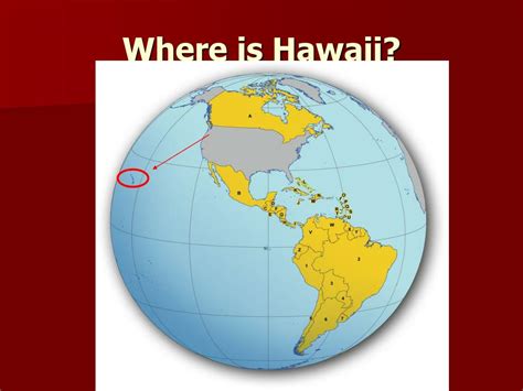 Hawaii Earth Map