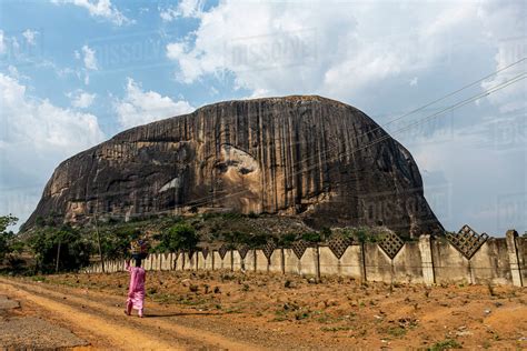 Zuma rock, Abuja, Nigeria, West Africa, Africa - Stock Photo - Dissolve