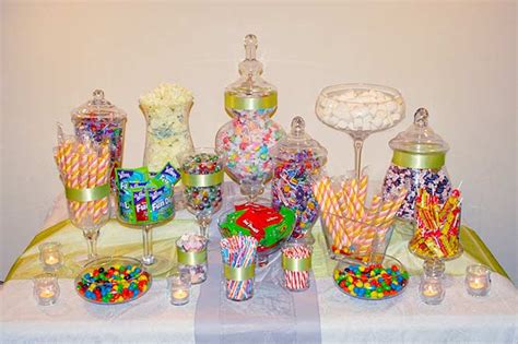 Candy buffet jars