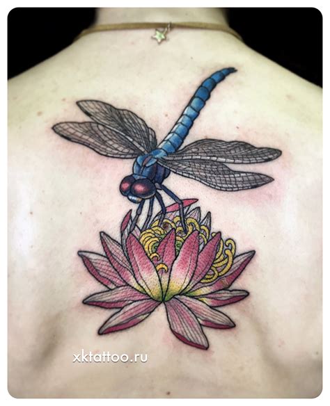 neo traditional dragonfly tattoo - customoffwhitevans