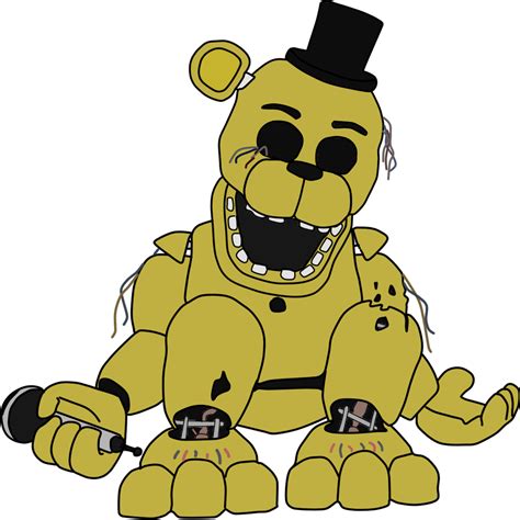 Withered Golden Freddy - Five Nights At Freddy's 2 by J04C0 | Fnaf golden freddy, Fnaf drawings ...