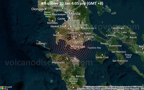 Moderate Earthquake of Magnitude 4.8 Just Reported 5 km East of ...