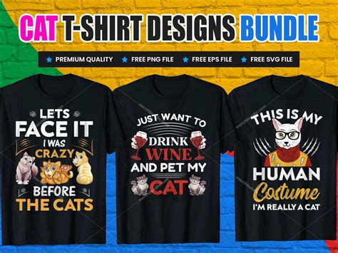 Cat T-Shirt Design bundle- Cat T-Shirt Design bundle