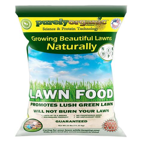 Purely Organic Products 25 lb. Lawn Food Fertilizer-LFJRDK1 - The Home Depot