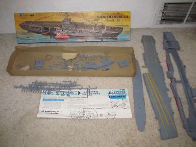 Vintage USS Shangri-La Model Airplane Kit 1/500 Scale | #140003518