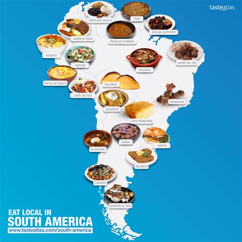 Eat Local in South America | America food, South american dishes, Around the world food