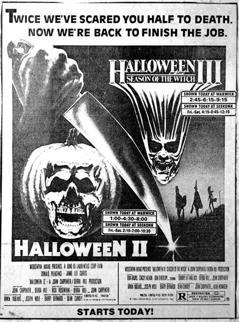 The Horrors of Halloween: Halloween Double Feature Posters / Artwork