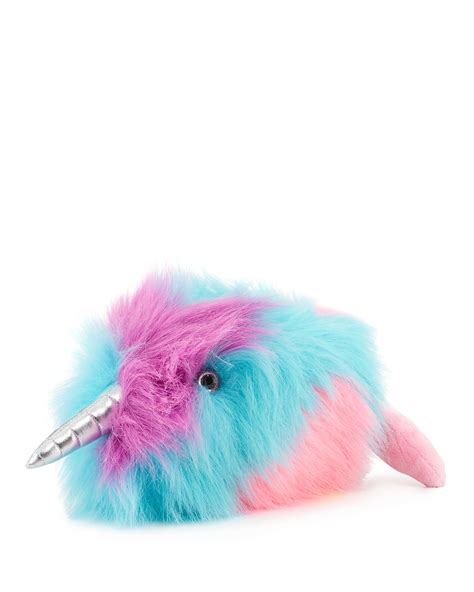 Douglas Bubbles, the Rainbow Narwhal Plush Toy Stuffed Animal | Neiman ...