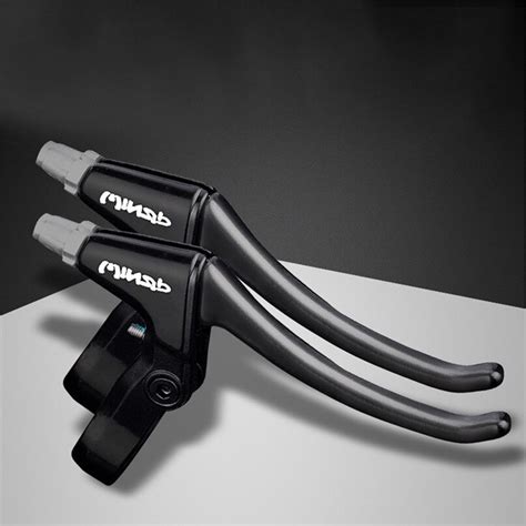 Bicycle Brake Handle Lightweight Alloy Brake Levers 2 Finger Mountain Bike Bicycle BMX MTB V ...