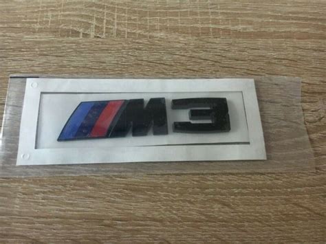 BMW M3 Black Emblem Logo - http://autobeauties.com/