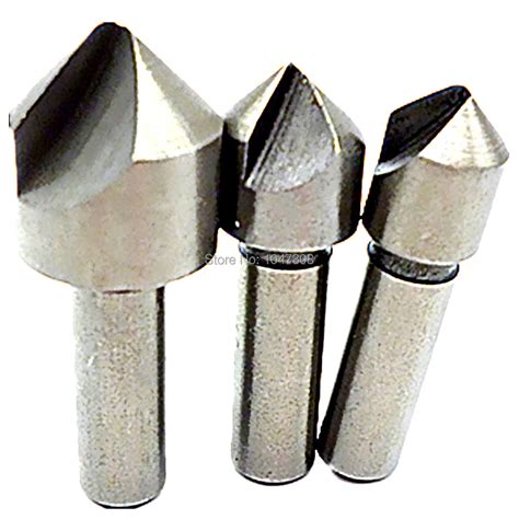 3pcs Hss Countersink Drill Bit Set 10mm 12mm 16mm Drill Bit Metal Steel ...