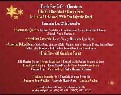 Turtle Bay Cafe's Christmas Take Out Breakfast & Dinner Feast | Loco Gringo