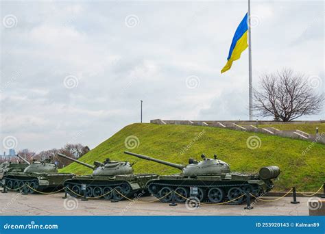 Kyiv, Ukraine. Tanks in Museum Editorial Stock Photo - Image of landmark, ukraine: 253920143