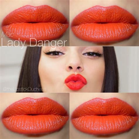 Mac Lady Danger (outer) Lips | Mac lady danger, Red lipsticks, Lady danger