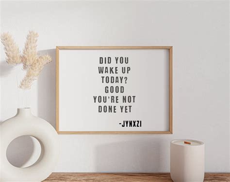 Jynxzi Motivational Quote Quote of the Day Funny Streamer - Etsy