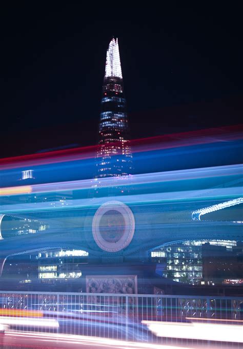 Photo of the Shard Building during Night Time · Free Stock Photo