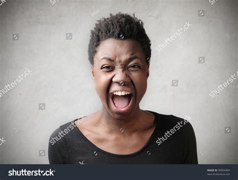 Angry Woman Screaming Stock Photo 95054404 | Shutterstock