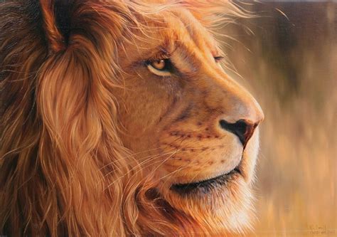 ArtStation - Lion's look painting