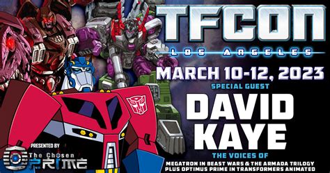 Transformers voice actor David Kaye to attend TFcon Los Angeles 2023