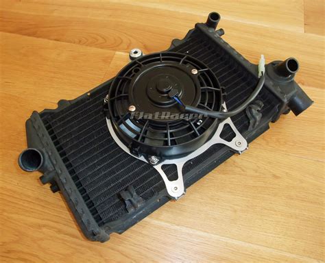 FlatRacer BMW K series radiator 6.5" fan kit (83-96)