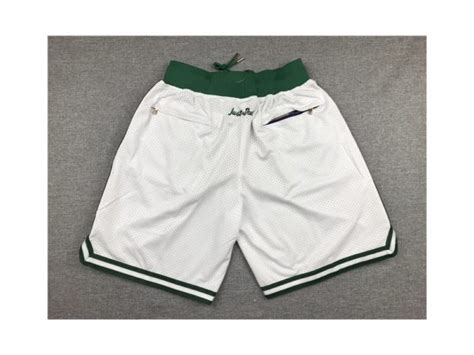 Boston Celtics Shorts White - Justdonshorts