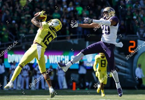 Oregon Cornerback Deommodore Lenoir 15 Intercepts Editorial Stock Photo - Stock Image | Shutterstock