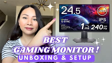 DELL 240Hz GAMING MONITOR 🖥️ Unboxing and GAMING Setup | Filipino - YouTube