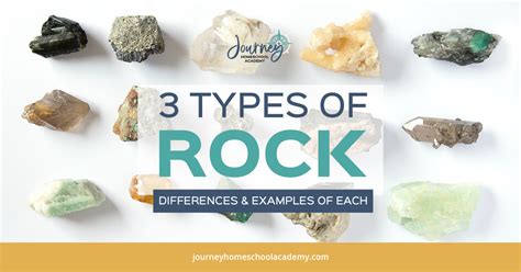 3 Types of Rocks: Differences and Examples of Each