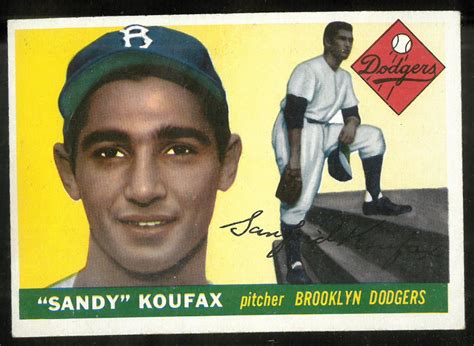 Lot Detail - Sandy Koufax 1955 Topps Rookie Card