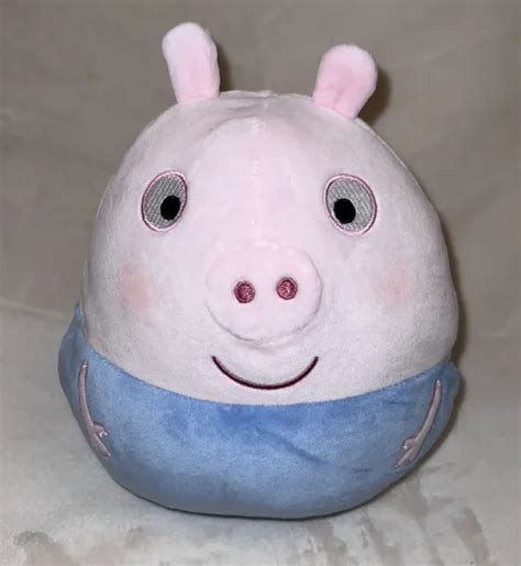 SQUISHMALLOW PEPPA PIG Ty Plush Soft Toy (George Pig) £5.99 - PicClick UK