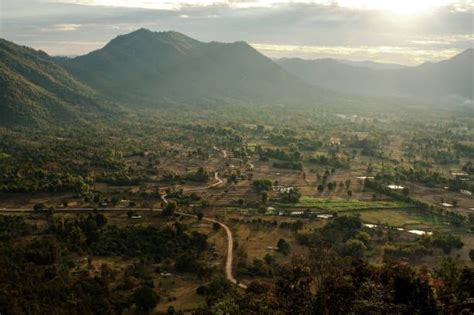 High Angle View Of Landscape Against Sky | Mountains landscape, Landscape, Photo