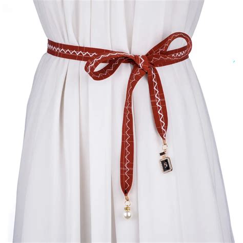 SilmarilLadies belts fashion decoration dress belts for women thin ...