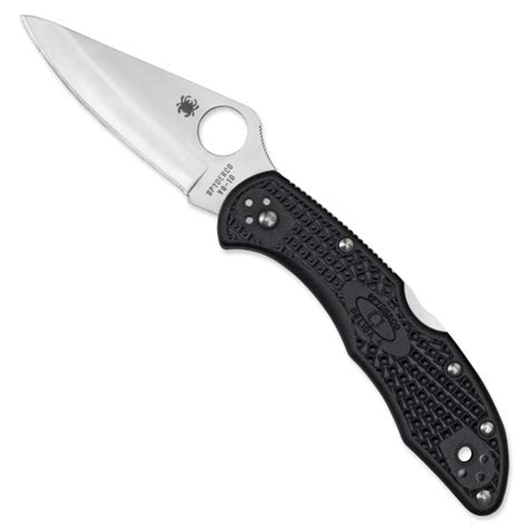 Spyderco Delica 4 Folder Knife, VG-10 Satin Blade