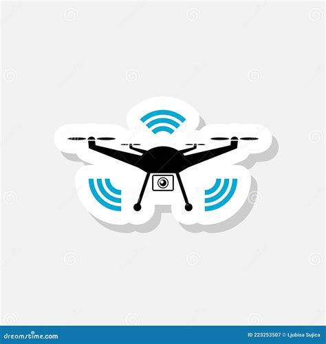 Smart Drone Camera Icon. Element Of Artificial Intelligence Icon For ...