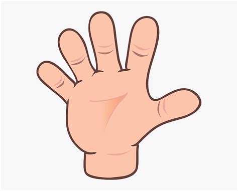 Hand Clipart High Five - Hand High Five Cartoon, HD Png Download ...