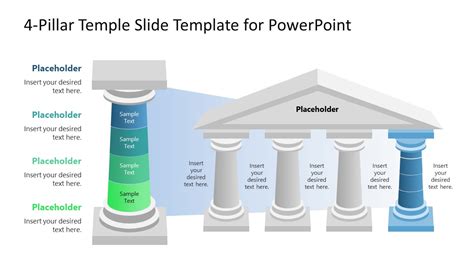 4-Pillar Temple Slide Template for PowerPoint - SlideModel