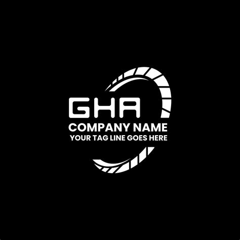 GHA letter logo creative design with vector graphic, GHA simple and modern logo. GHA luxurious ...