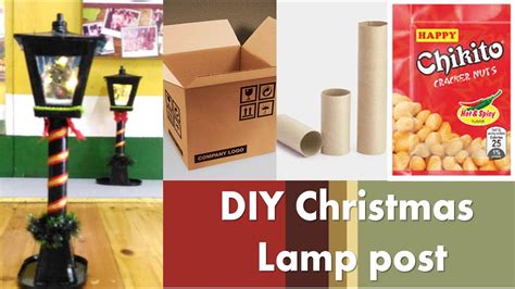 DIY Christmas Lamp Post - YouTube