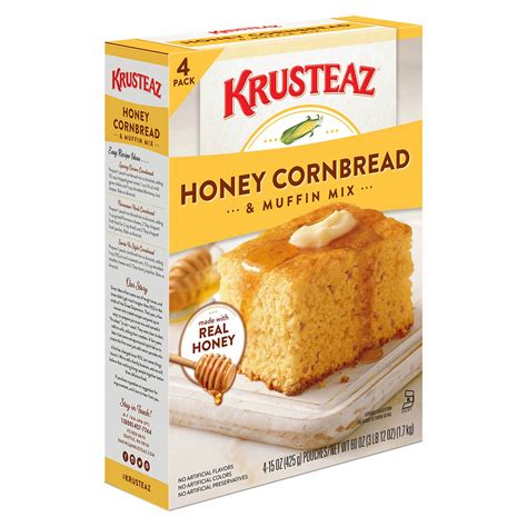 Krusteaz Natural Honey Cornbread and Muffin Mix, 60 oz. - BJs WholeSale Club