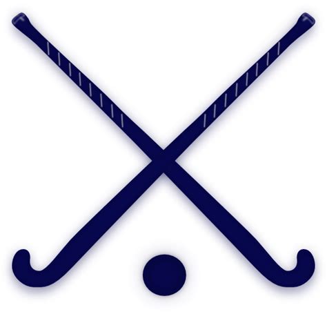 Navy Crossed Field Hockey Sticks Clip Art at Clker.com - vector clip ...