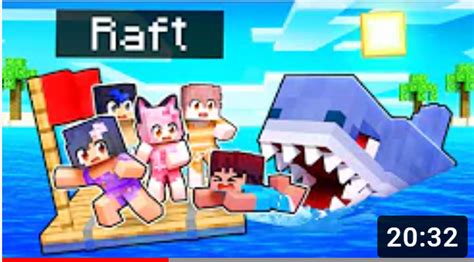 5 Minecraft Kids Survive On 1 Raft!!!! | Aphmau Fan 2 Wiki | Fandom